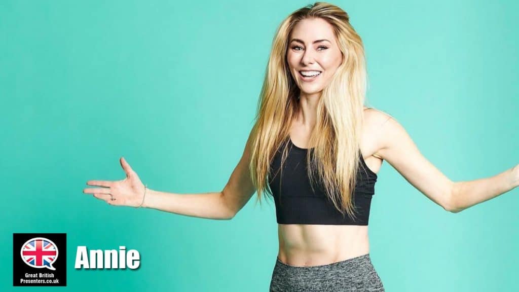 Annie hire TV Presenter speaker book at agent Great British Presenters