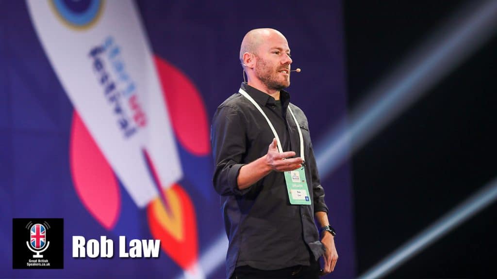 Rob Law hire Author speaker book at agent Great British Speakers
