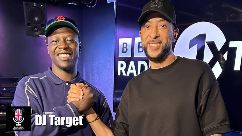 DJ-Target-hire-Legendary-Grime-Artist-speaker-book-at-agent-Great-British-Speakers-