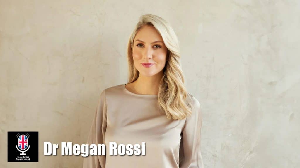 Dr Megan Rossi hire World-leading gut health Scientist speaker book at agent Great British Speakers.