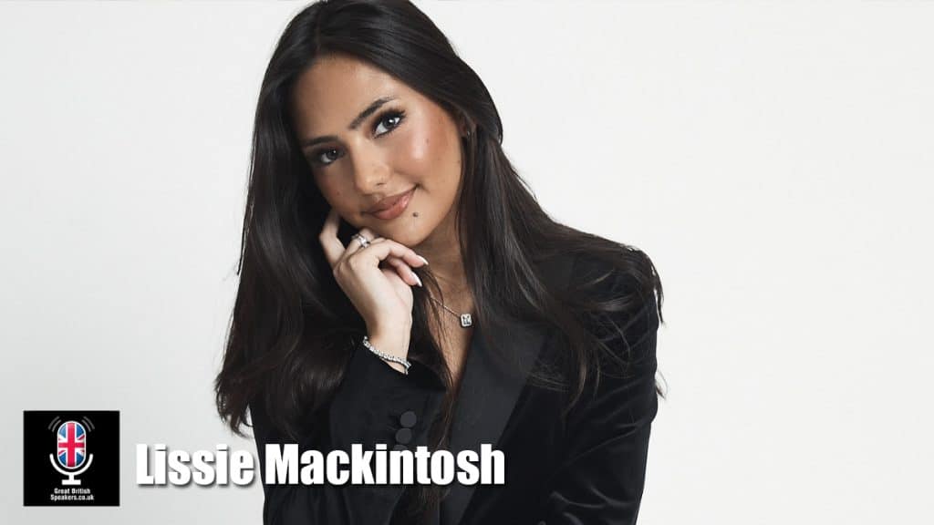 Lissie Mackintosh hire presenter speaker book at agent Great British Speakers