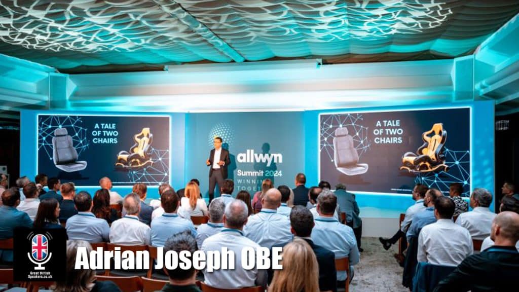 Adrian Joseph OBE hire AI focussed technologists speaker book at agent Great British Speakers
