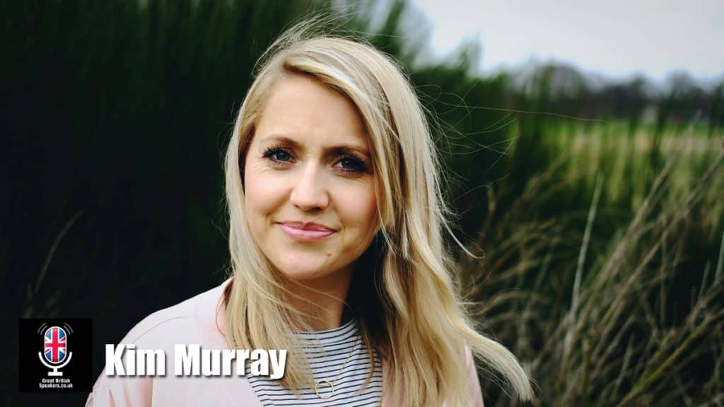 Kim Murray hire wellbeing coach speaker book at agent Great British Speakers
