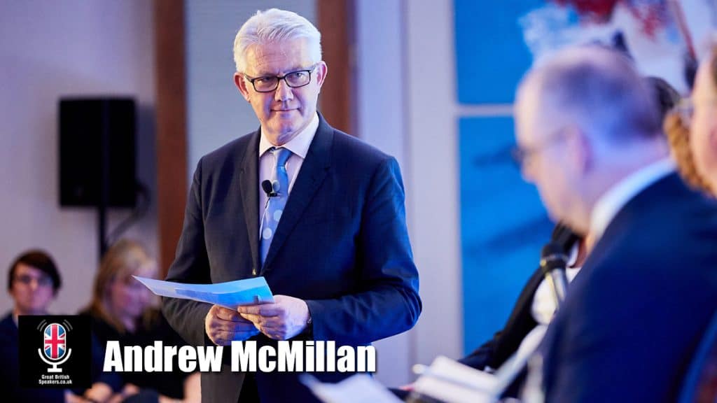 Andrew McMillan hire engaging service speaker book at agent Great British Speakers