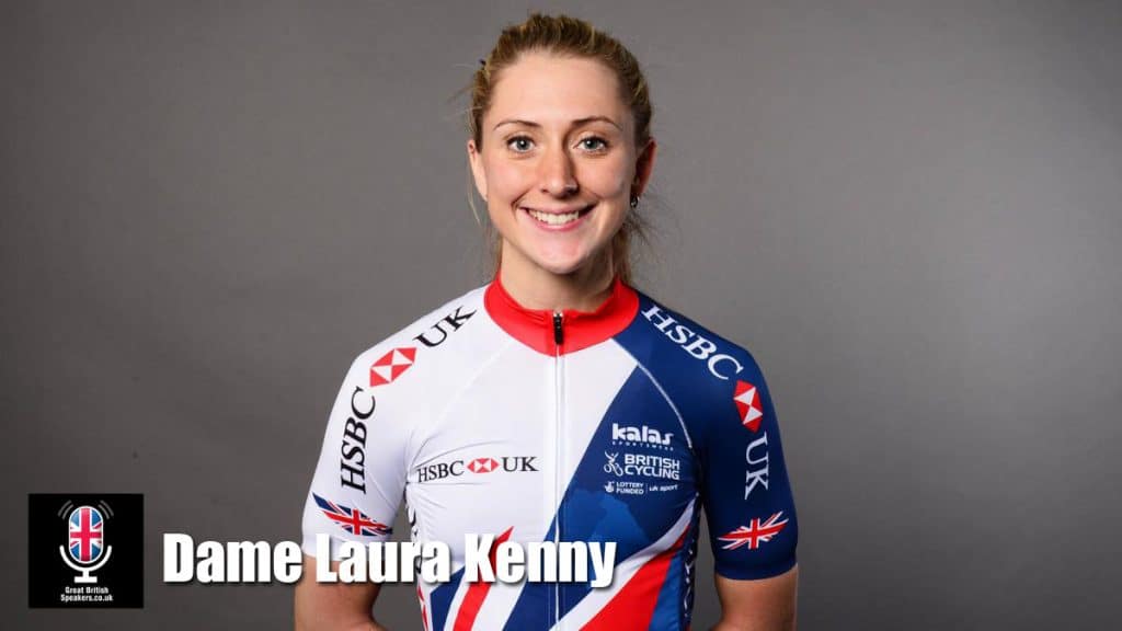 Dame Laura Kenny hire female Olympian speaker book at agent Great British Speakers