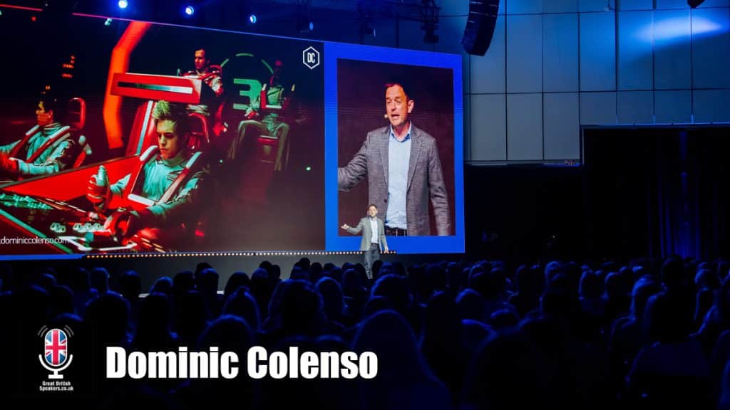 Dominic Colenso hire motivational sales and leadership speaker book at agent Great British Speakers.