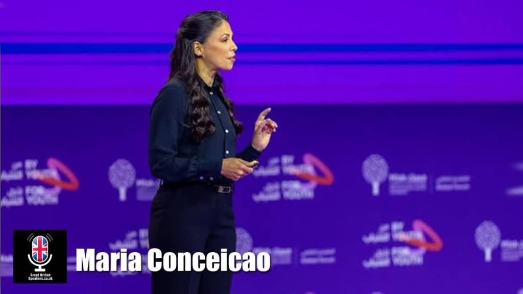 Maria Conceicao hire Guinness World Record holder speaker book at agent Great British Speakers...