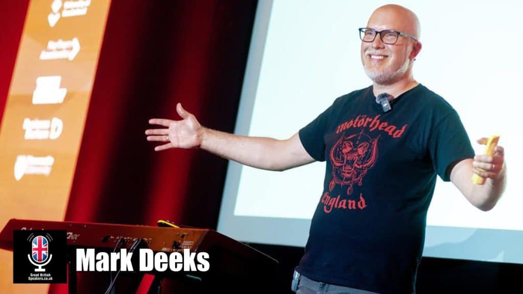 Mark Deeks hire professional speaker book at agent Great British Speakers