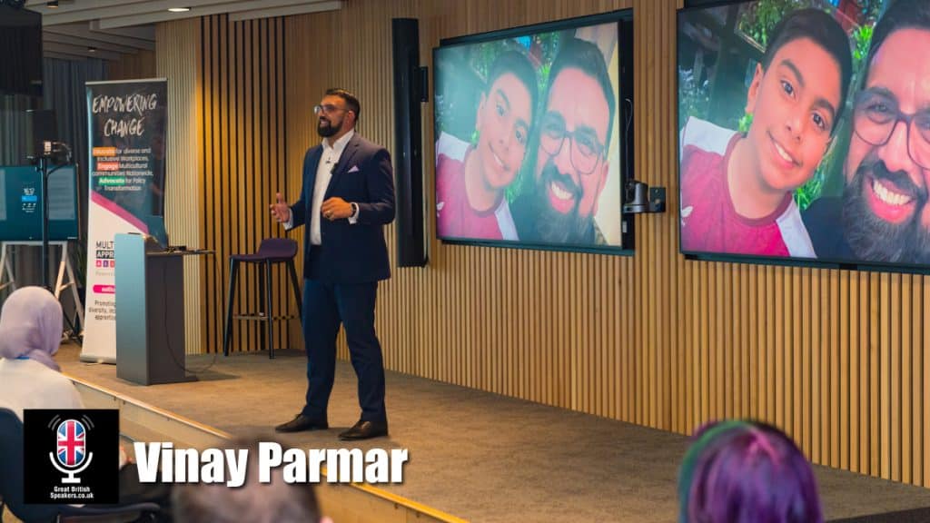 Vinay Parmar hire keynote speaker book at agent Great British Speakers