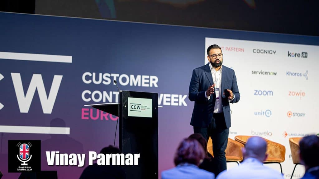 Vinay Parmar hire keynote speaker book at agent Great British Speakers