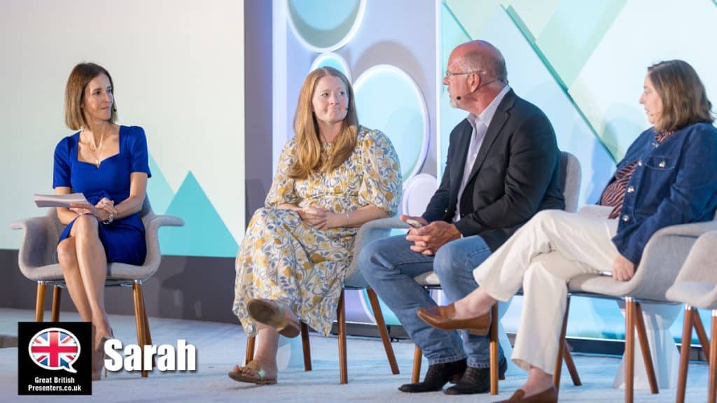 Sarah Backhouse hire media communications leader speaker book at agent Great British Speakers...