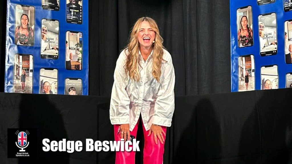 Sedge Beswick hire entrepreneur speaker book at agent Great British Speakers