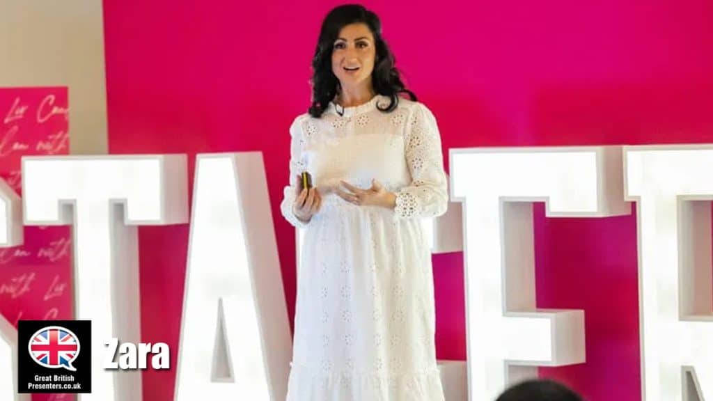 Zara Janjua hire broadcaster speaker book at agent Great British Presenters