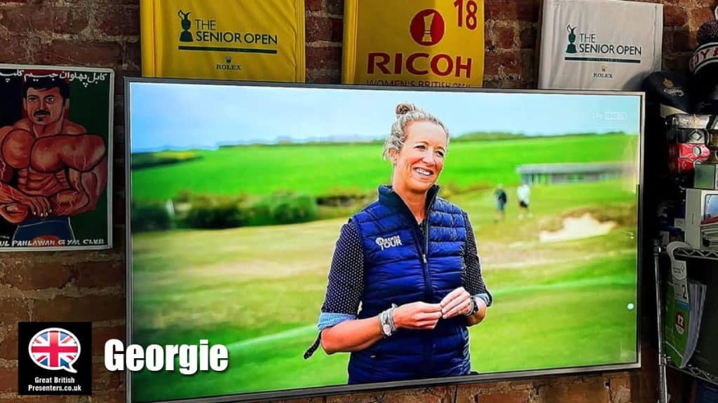 Georgie hire presenter speaker book at agent Great British Presenters