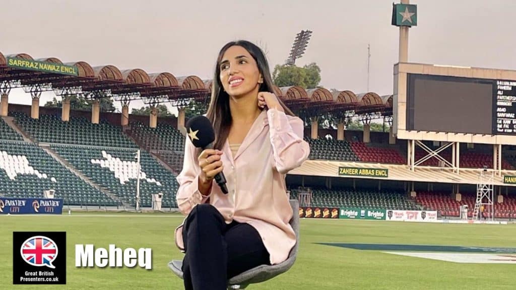 Meheq hire presenter speaker book at agent Great British Presenters