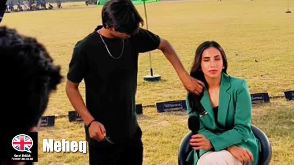 Meheq hire presenter speaker book at agent Great British Presenters