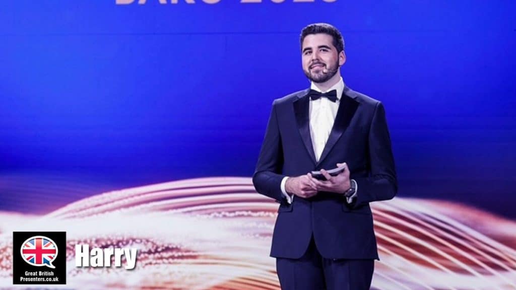 Harry hire sports speaker book at agent Great British Presenters