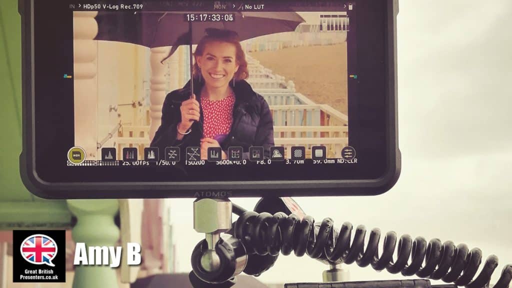 Amy B hire TV Presenter speaker book at agent Great British Presenters