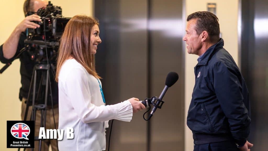 Amy b hire presenter speaker book at agent Great British Presenters