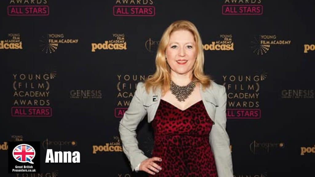 Anna hire presenter speaker book at agent Great British Presenters