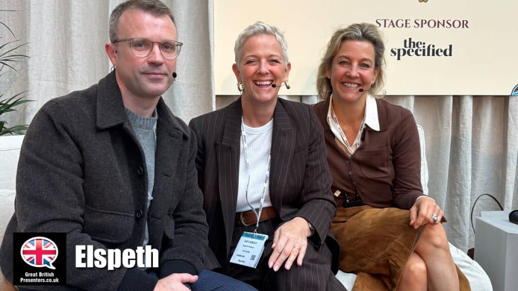 Elspeth Pridham hire journalist speaker book at agent Great British Presenters