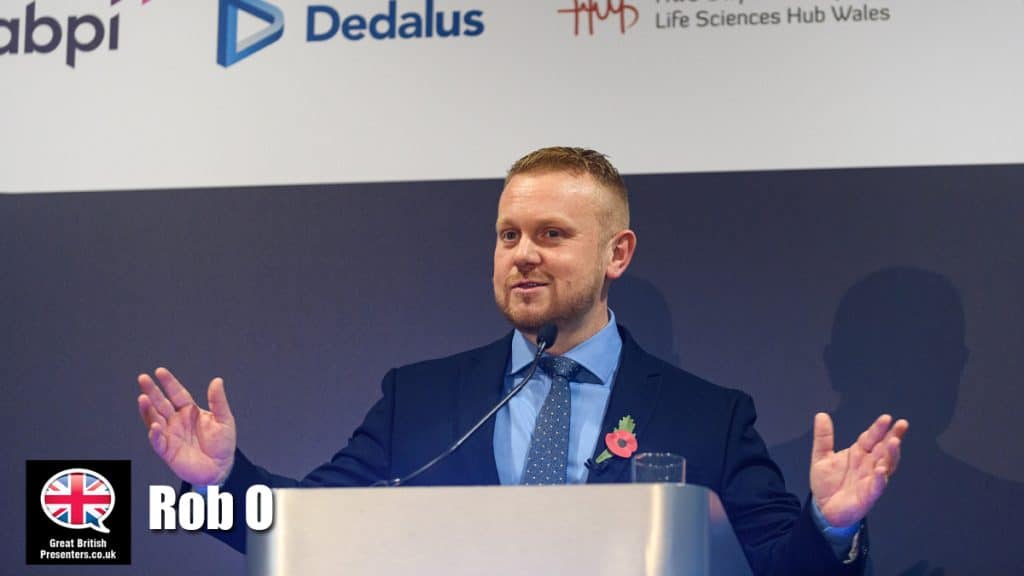 Rob Osborne hire broadcaster speaker book at agent Great British Presenters