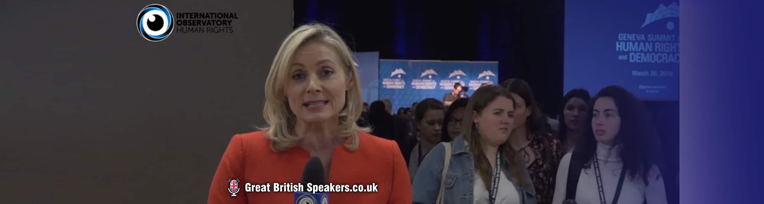 Trish Lynch event host UN moderator facilitator at Great British Speakers