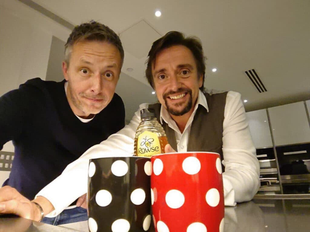 Andy Hogson at Great British Presenters with Top Gears Richard Hammond