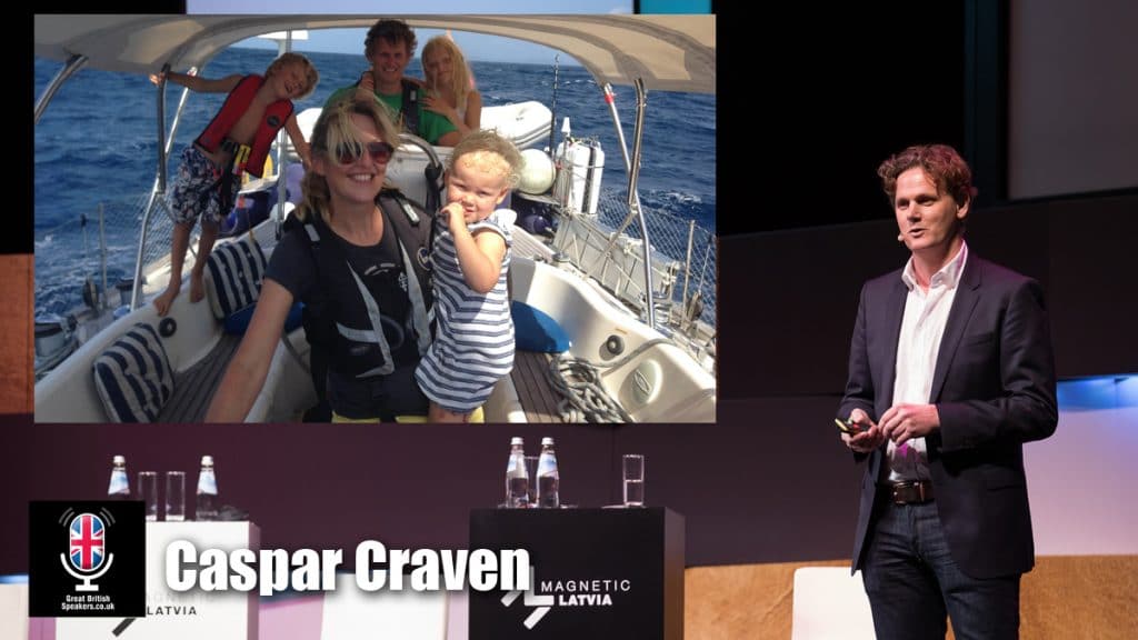 Caspar Craven entrepreneur leader inspirational motivational speaker at Great British Presenters
