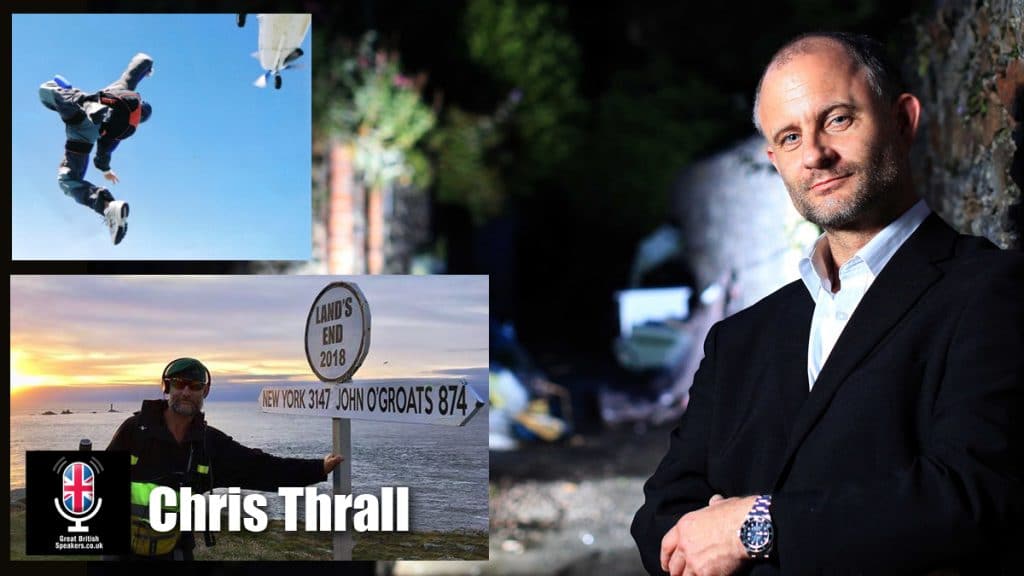 Chris Thrall military drug survivor mental health speaker expert at Great British Speakers