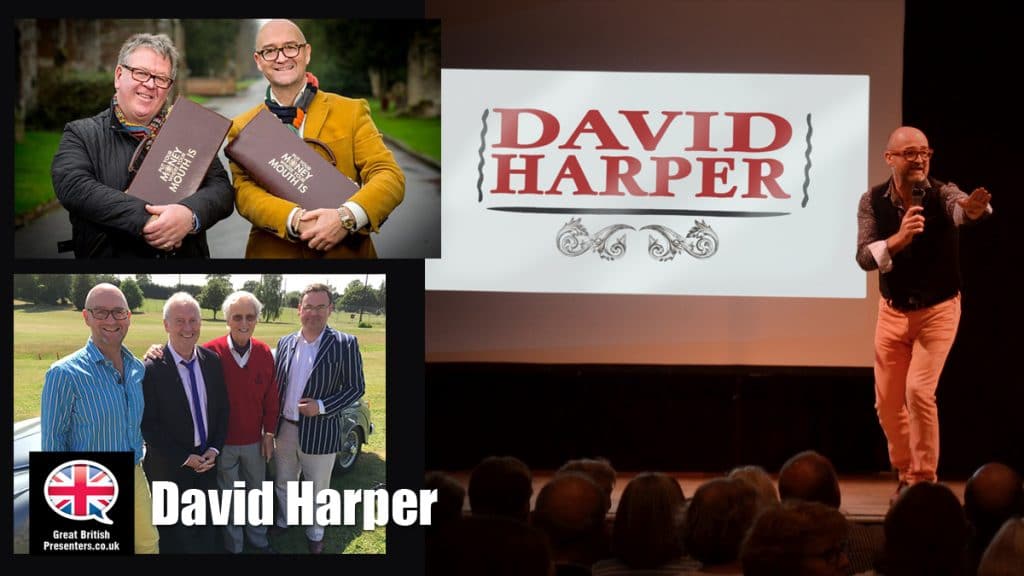 David Harper antiques expert presenter broadcaster host auctioneer at Great British Presenters