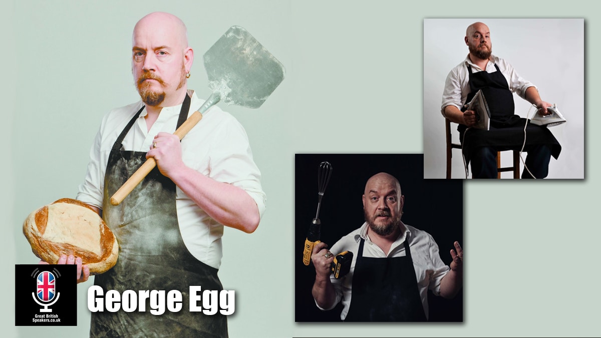 George Egg Anarchist cook YouTube blogger entertaining food speaker host at Great British Speakers