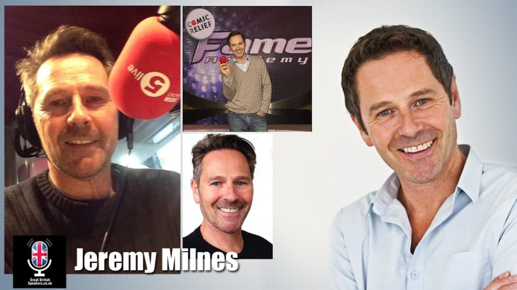 Jeremy Milnes Radio TV relationships business speaker presenter host at Great British Speakers