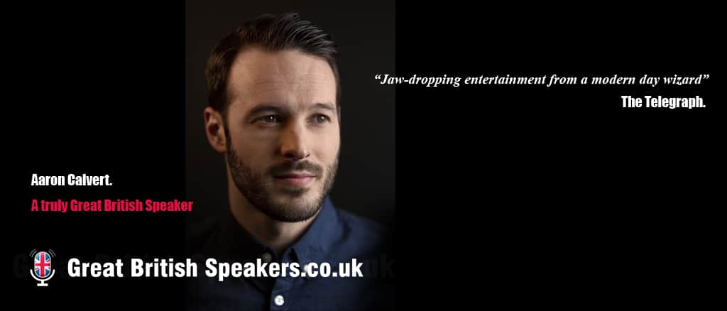 Aaron Calvert Illusionist Mind Reader Hypnotist speaker at Agent Great British Speakers