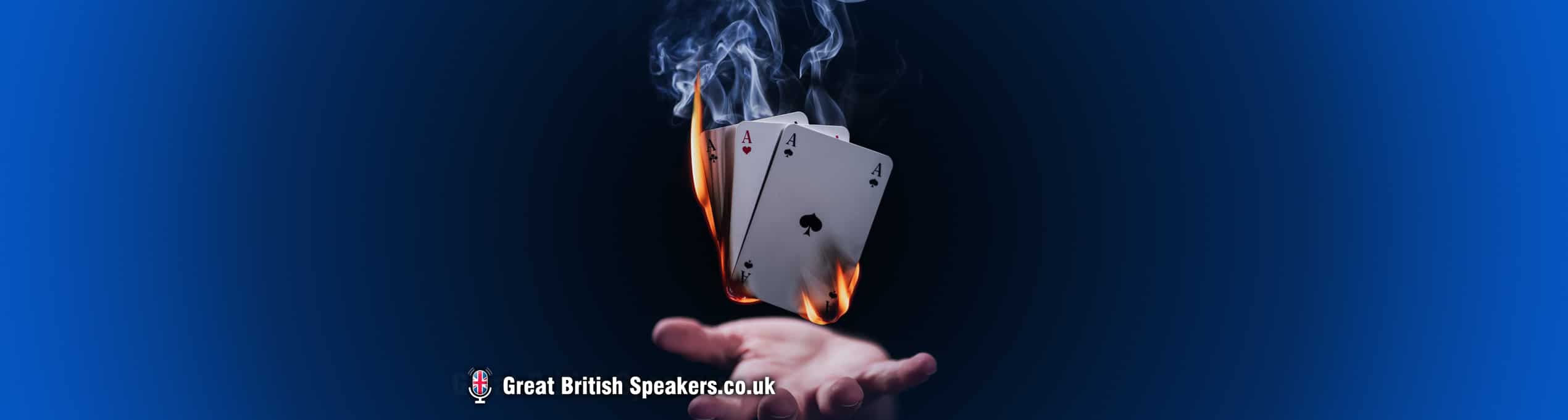Christopher Howell Magic Circle Magician Keynote Speaker Creative thinking book at Great British Speakers