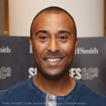 Colin Jackson OBE - Hire motivational olympic athletics champion book at Great British Speakers