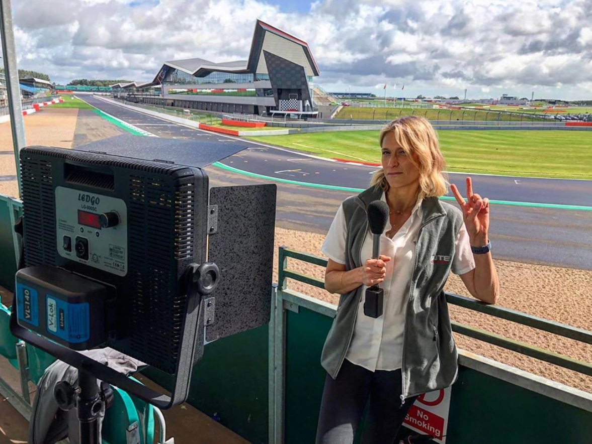 Michelle Livings Female Motorsport Tech TV presenter at Great British Presenters