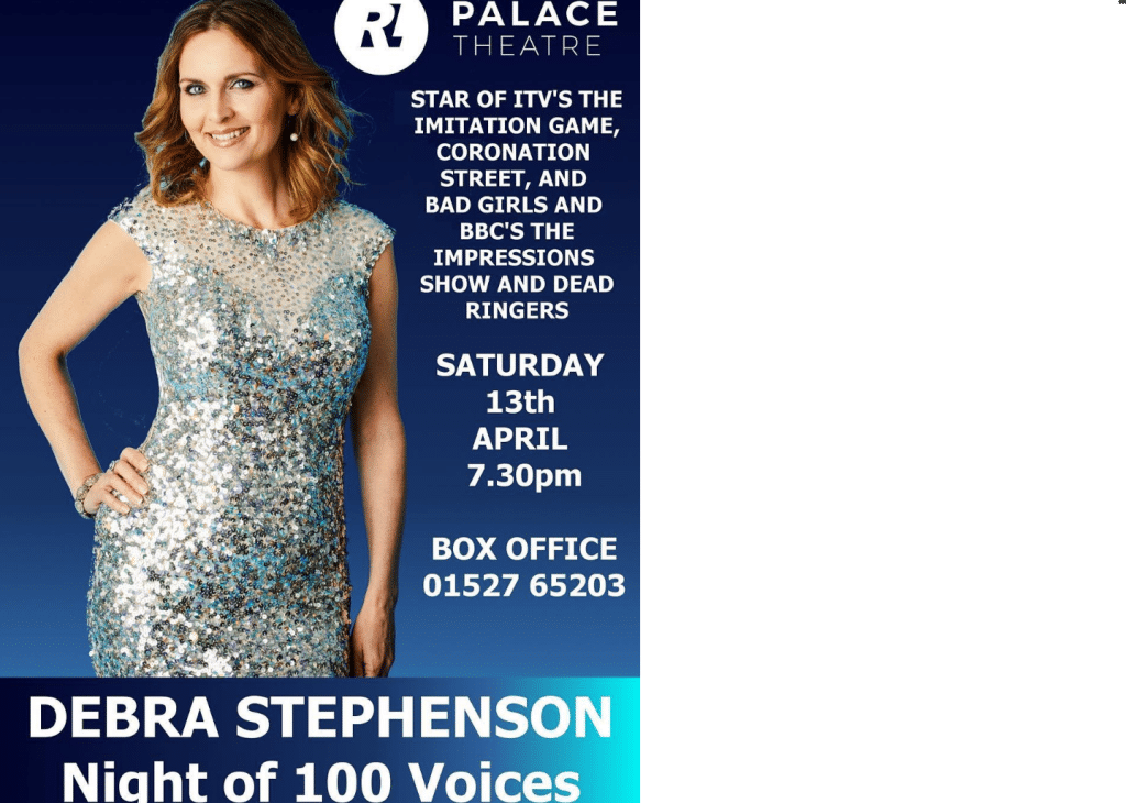Debra Stephenson awards host impressionist comedian entertainer at Great British Speakers