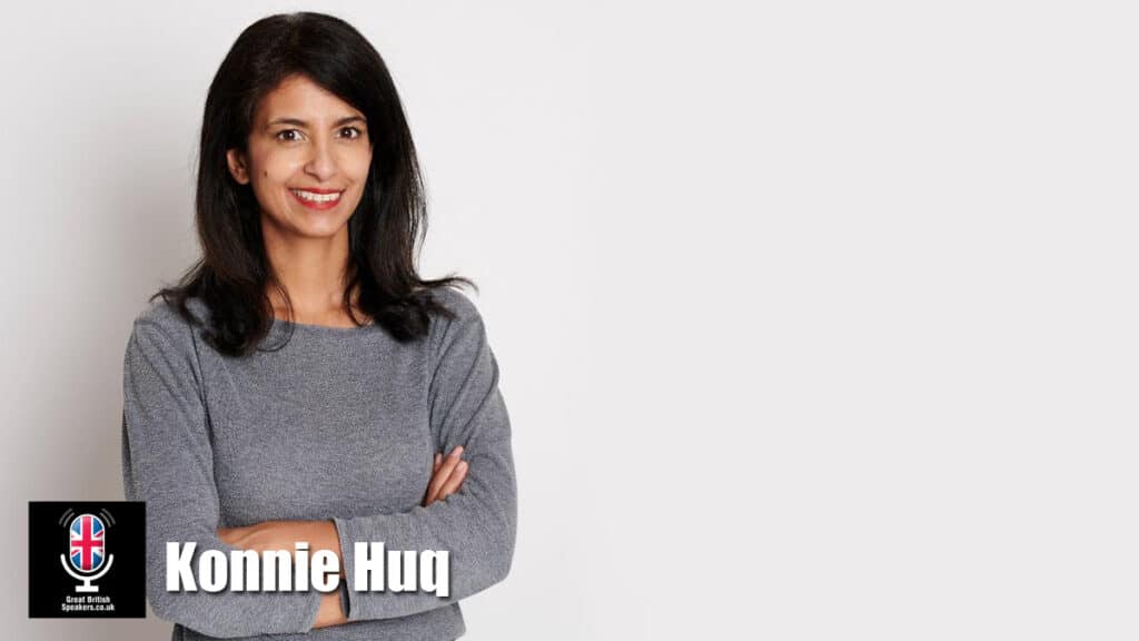 Konnie Huq Blue Hire Peter famous BBC TV Tech STEM expert presenter host speaker book at Great British Speakers