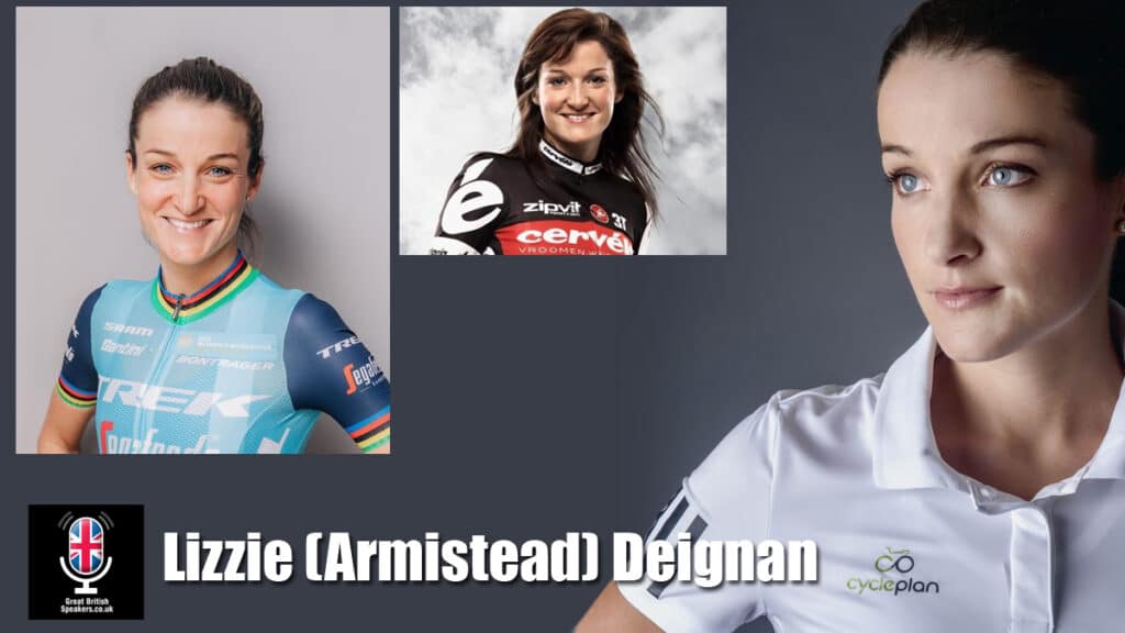 Lizzie Deignan Armistead hire female world champion winning cyclist book at Great British Speakers