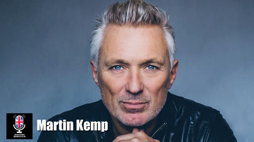 Martin Kemp TV presenter host musician at Great British Speakers