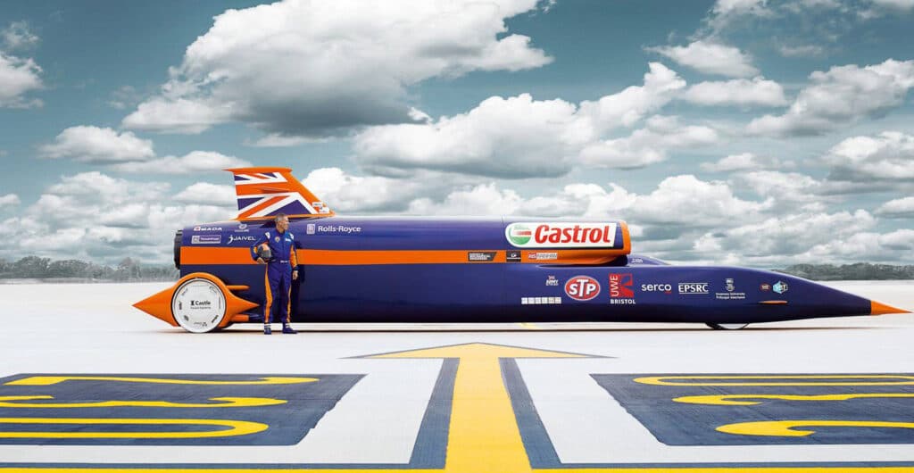 Richard Noble OBE - Bloodhound SSC pilot - driver Andy Green speaker at Great British Speakers