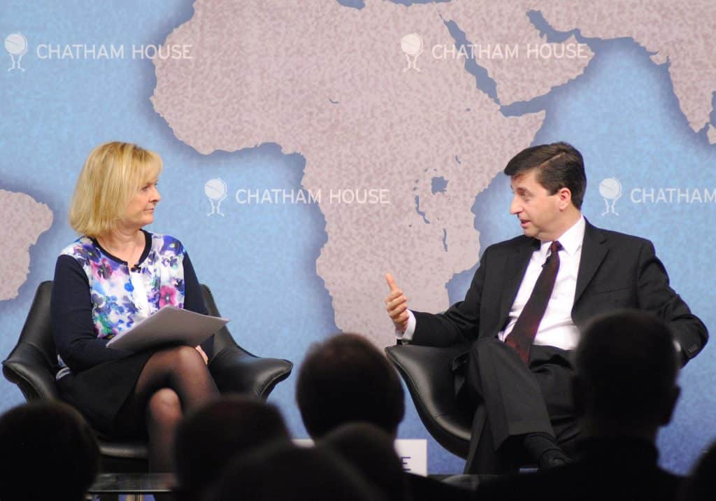 Rt_Hon_Douglas_Alexander_MP,_Shadow_Secretary_of_State_for_Foreign_and_Commonwealth_Affairs,_in_conversation_with_the_BBC's_Martha_Kearney