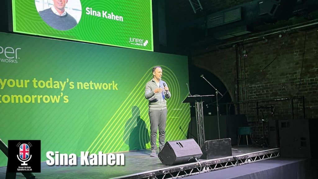 Sina Kahen Medical Technology industries brands strategy Conversational AI artificial intelligence Keynote panelist at agent Great British Speakers
