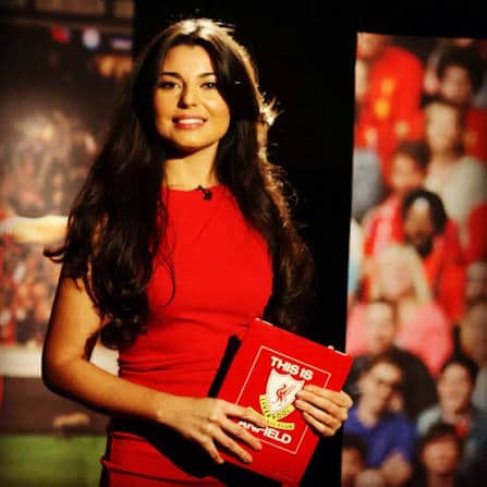 UK based, Spanish Speaking presenter Verónica Carralcázar at Great British Presenters