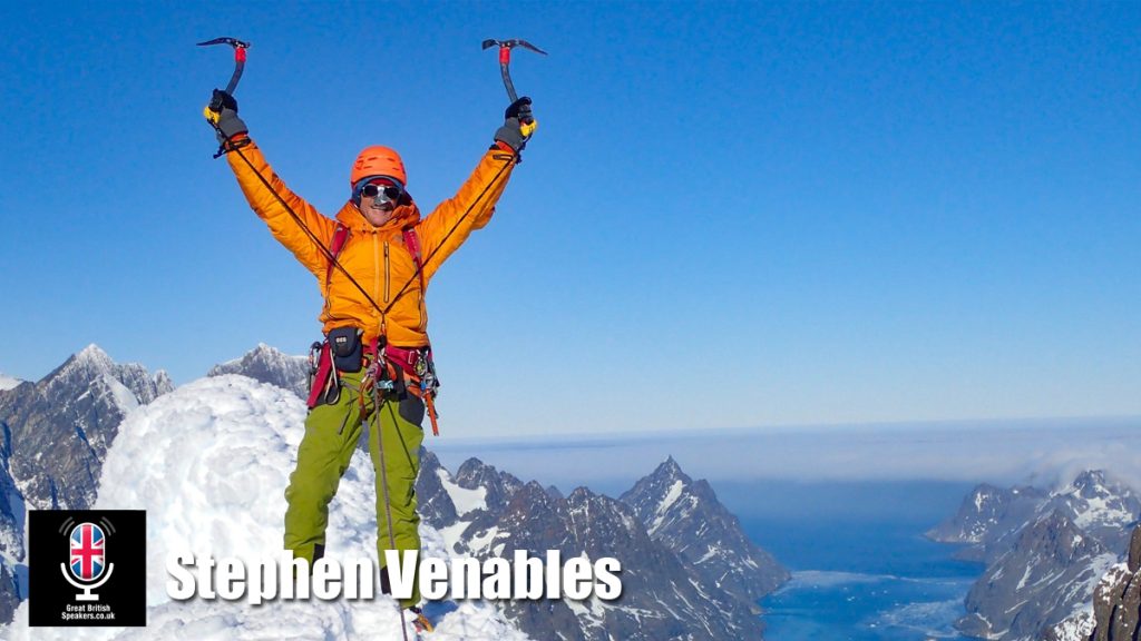 Stephen Venables British Everest Climber Mountaineer Motivational Speaker at Great British Speakers