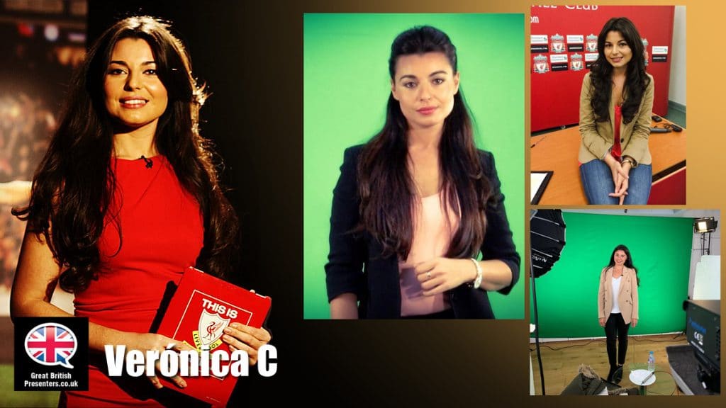 Verónica Carralcázar Female English Spanish sports TV presenter live awards host at Great British Presenters