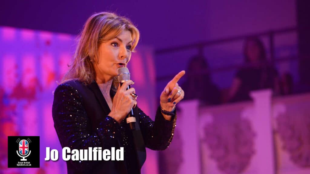 Jo Caulfield Comedian entertainer corporate awards event host at Great British Speakers