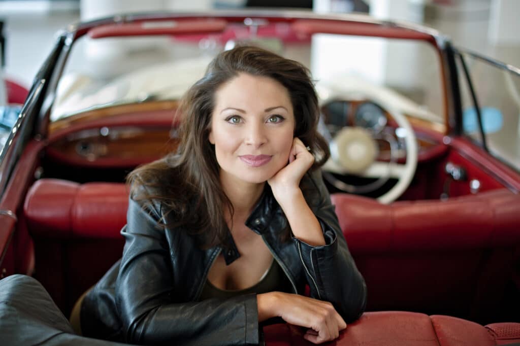 Torie Campbell motoring presenter and live host at Great British Presenters