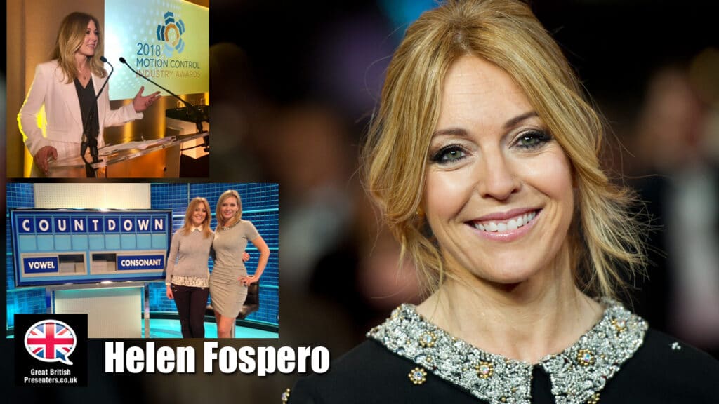 Helen Fospero SKY BBC News Reporter corporate live event host at Great British Presenters